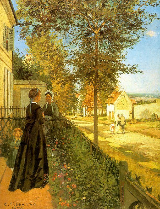Camille Pissaro Louveciennes : The Road to Versailles Sweden oil painting art